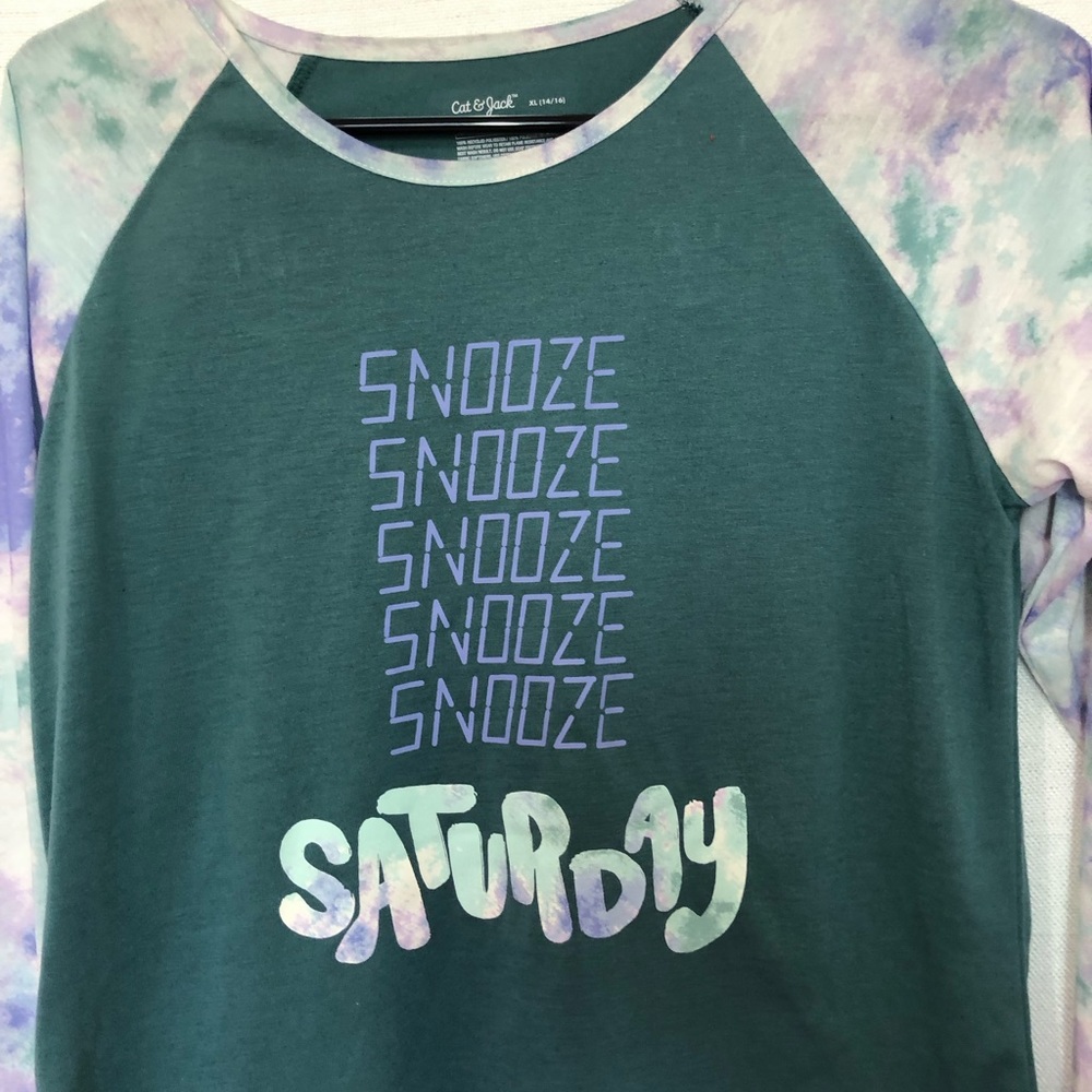 COPY - Cat & Jack Gilrs Long Sleeve XL Green Purple